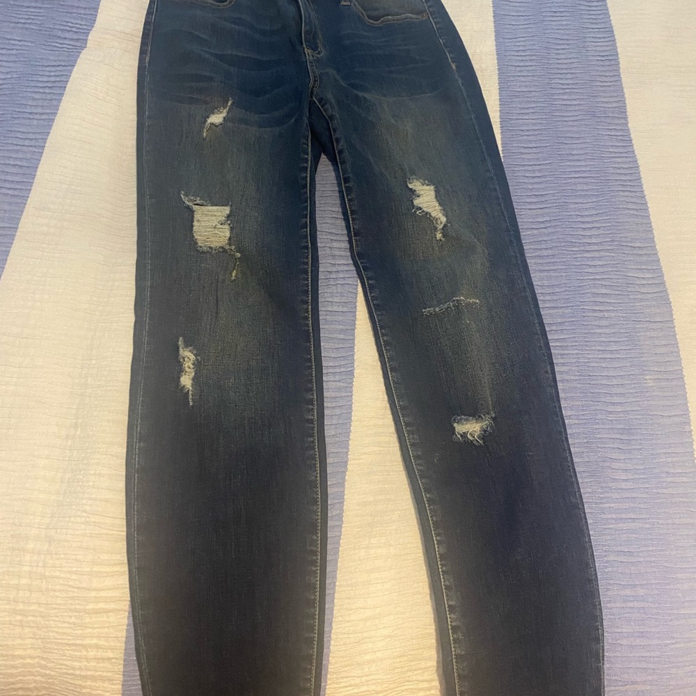 SP black label jeans. Womens. NWOT. Size 27. Frayed, skinny jeans
